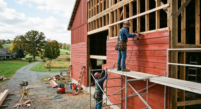 Barn Siding Installation in Berkshire County, MA