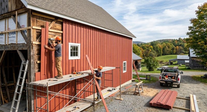 Barn Siding Installation in Pittsfield, MA