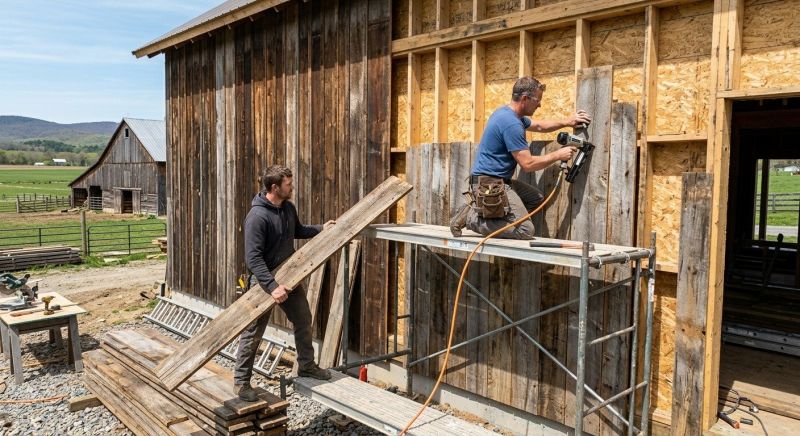 Barn Siding Installation in Pittsfield, MA