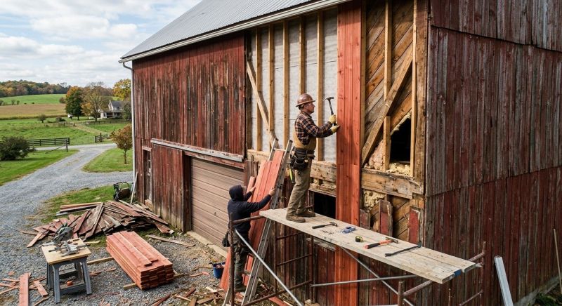 Barn Siding Replacement in Lee, MA