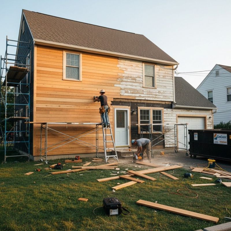 Barn Siding Replacement in Stamford, VT