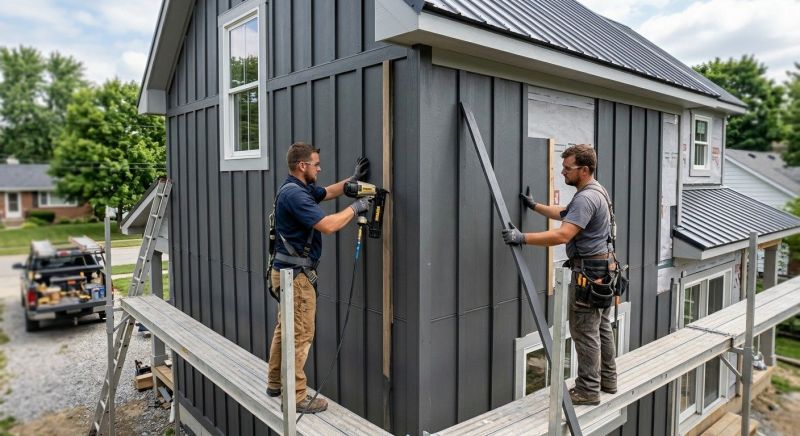 Batten Siding Installation in Stamford, VT