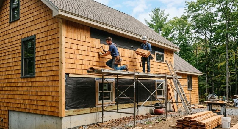 Cedar Siding Installation in Lee, MA