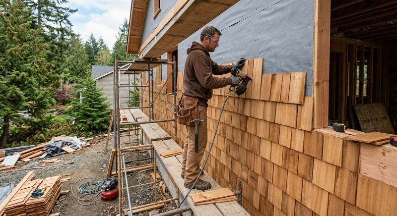 Cedar Siding Installation in Pittsfield, MA