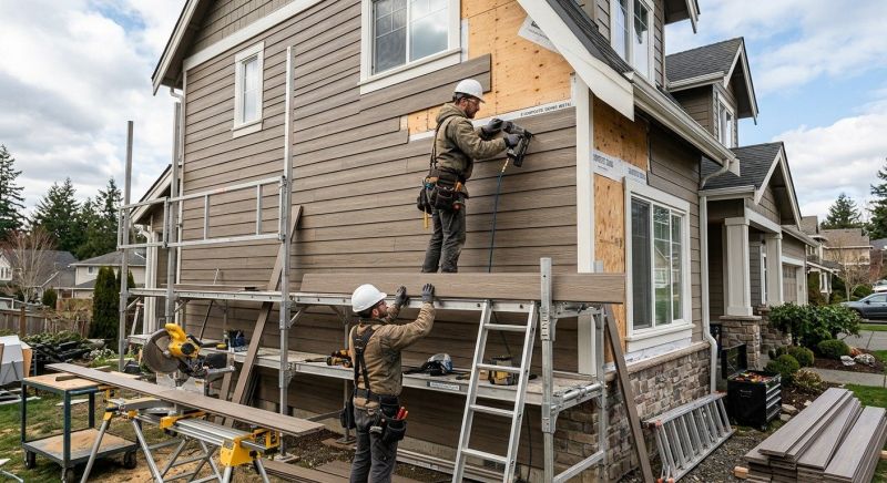 Composite Siding Installation in Lenox, MA