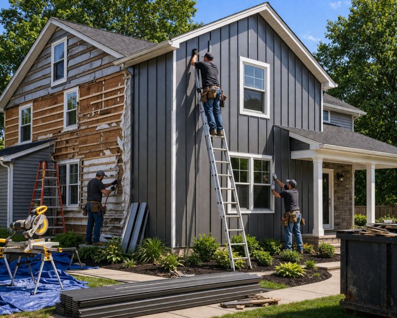 Damaged Siding Replacement in Berkshire County, MA