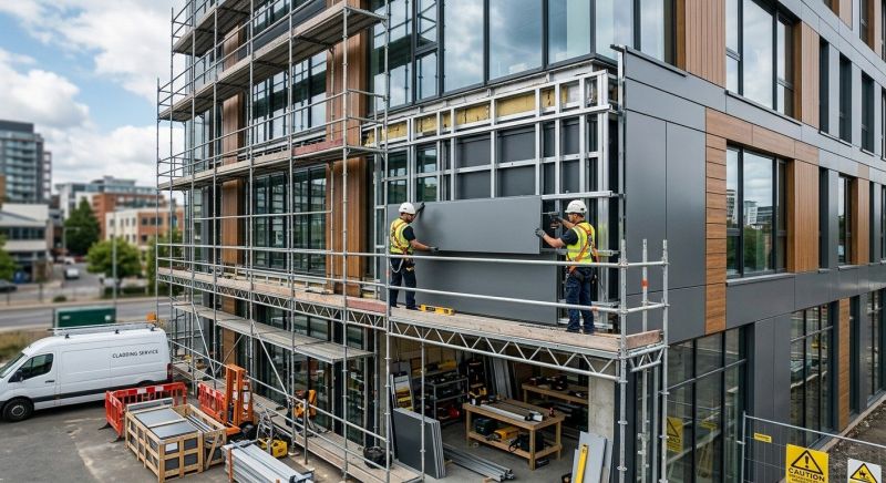 Facade Cladding Installation in Berkshire County, MA