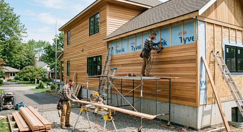 Faux Wood Siding Installation in Castleton On Hudson, NY