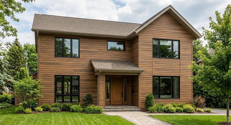 Faux Wood Siding Installation in East Nassau, NY