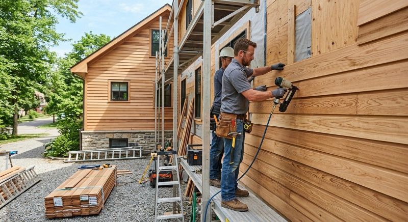 Hardwood Siding Installation in Cummington, MA