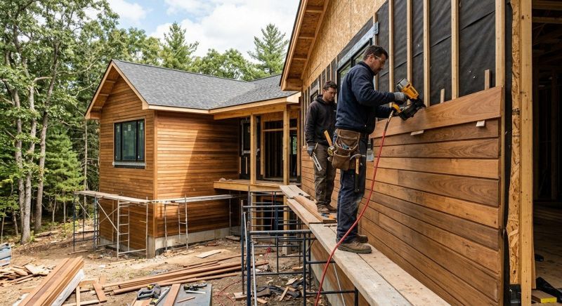 Hardwood Siding Installation in Williamstown, MA
