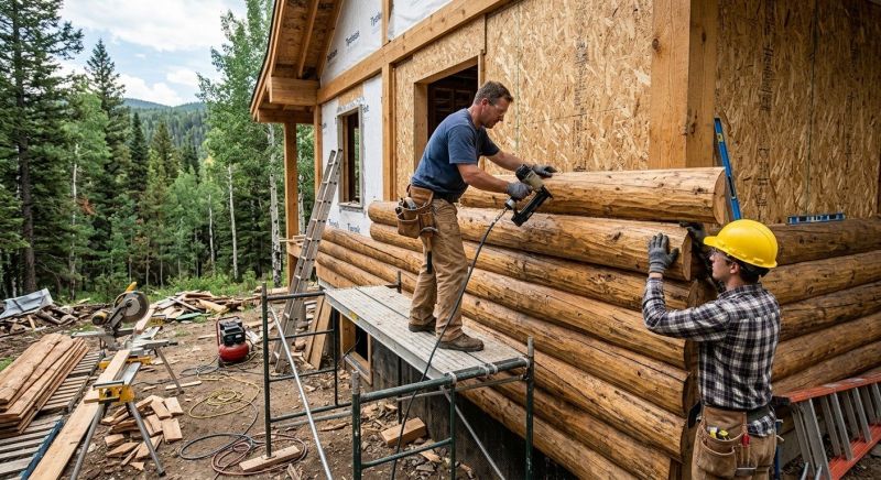 Log Home Siding Installation in Berkshire County, MA