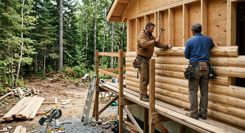 Log Siding Installation in East Nassau, NY