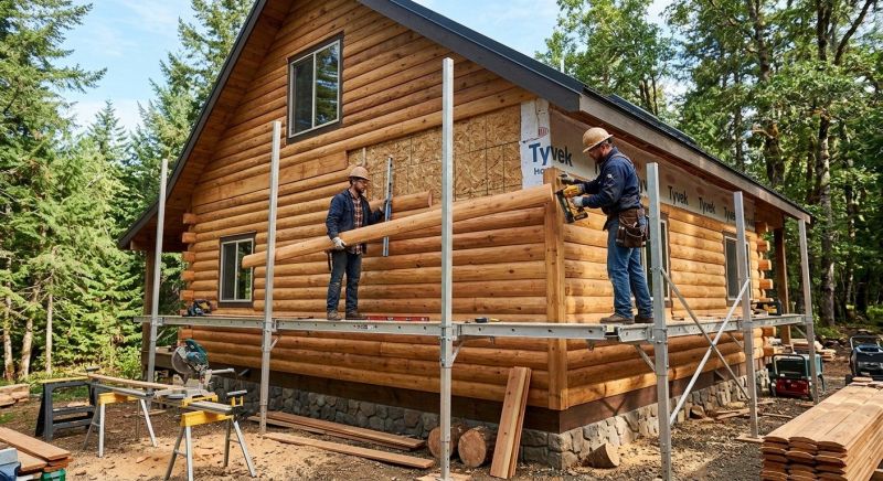 Log Siding Installation in Hillsdale, NY