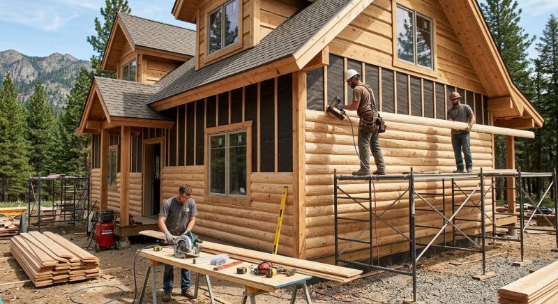 Log Siding Installation in Hillsdale, NY