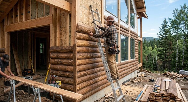 Log Siding Installation in Lee, MA