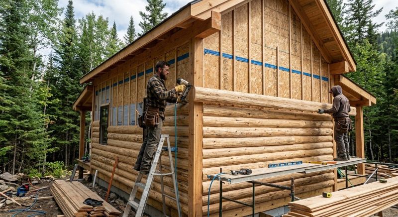Log Siding Installation in Berkshire County, MA