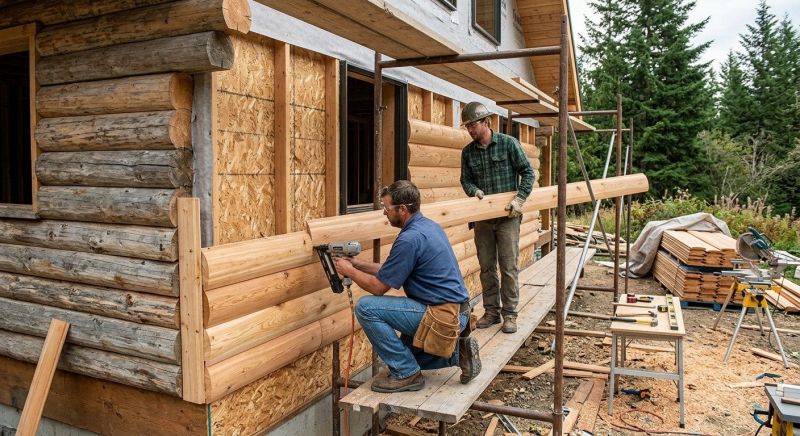 Log Siding Installation in Berkshire County, MA