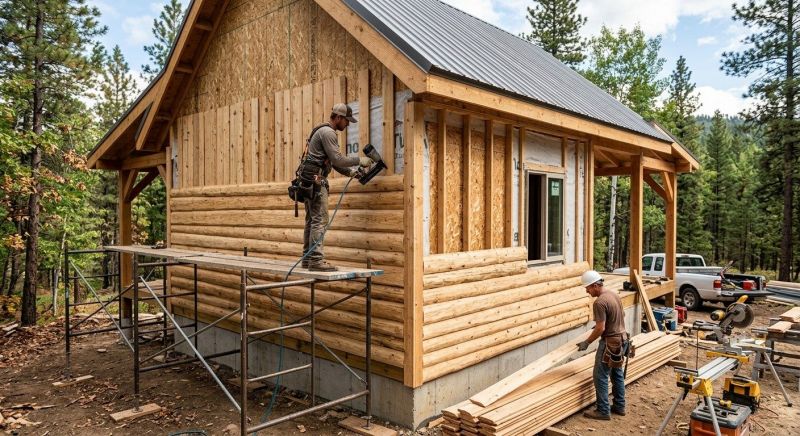 Log Siding Installation in Richmond, MA