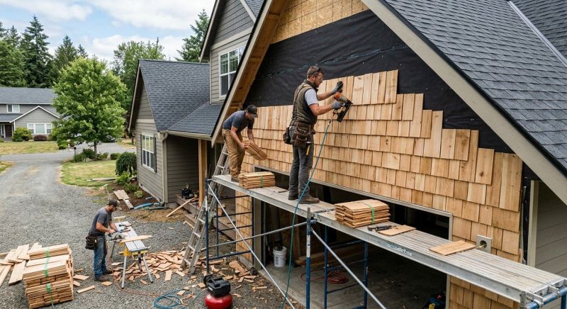 Shake Siding Installation in Williamstown, MA