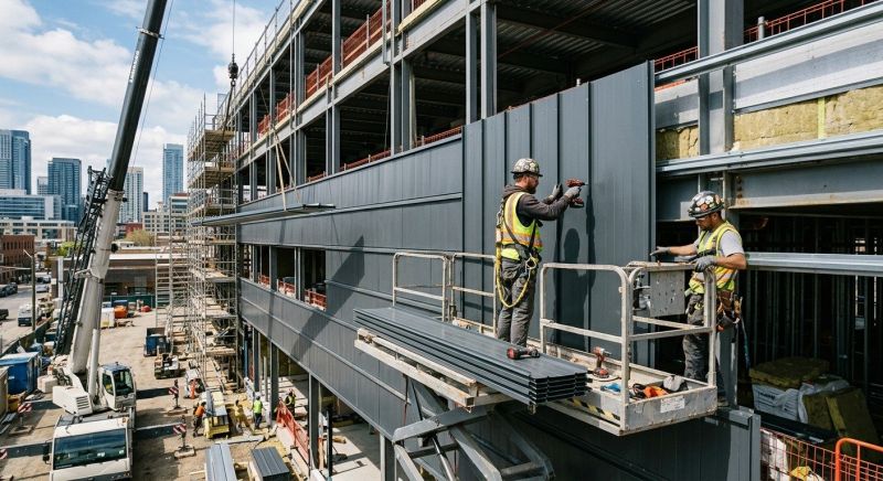 Steel Cladding Installation in Berkshire County, MA
