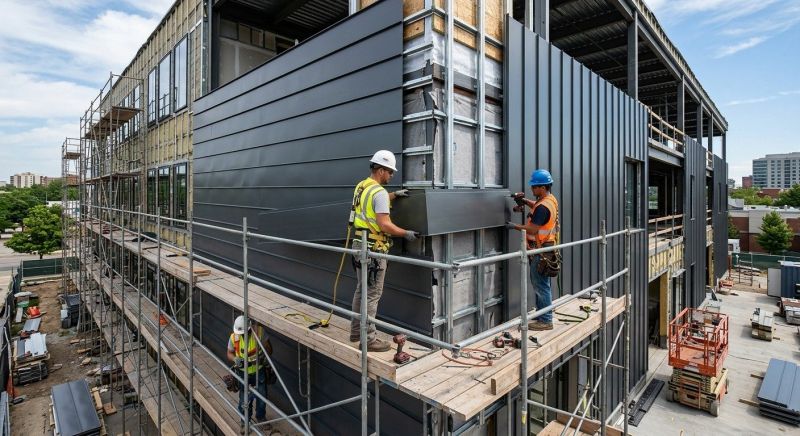 Steel Cladding Installation in Berkshire County, MA