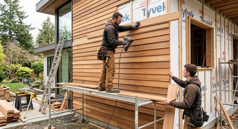 Wood Cladding Installation in Hillsdale, NY