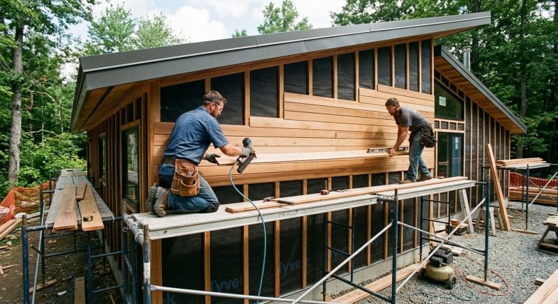 Wood Cladding Installation in Lenox, MA