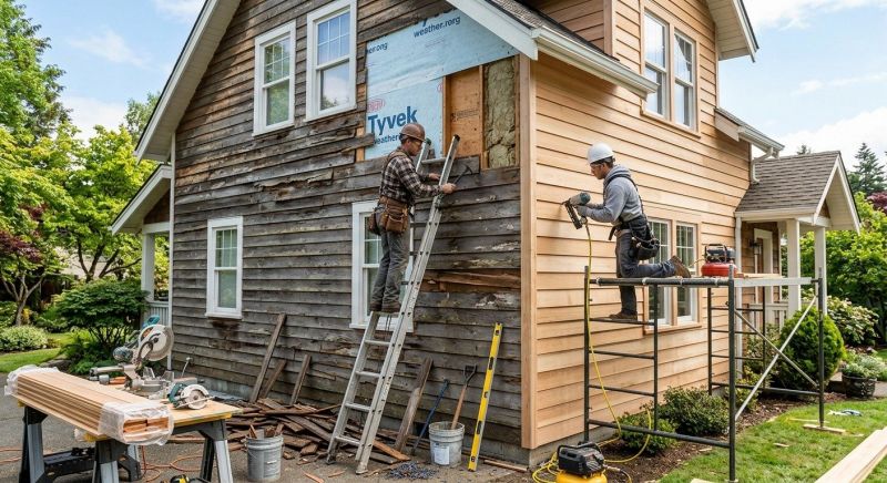 Wood Siding Replacement in Richmond, MA